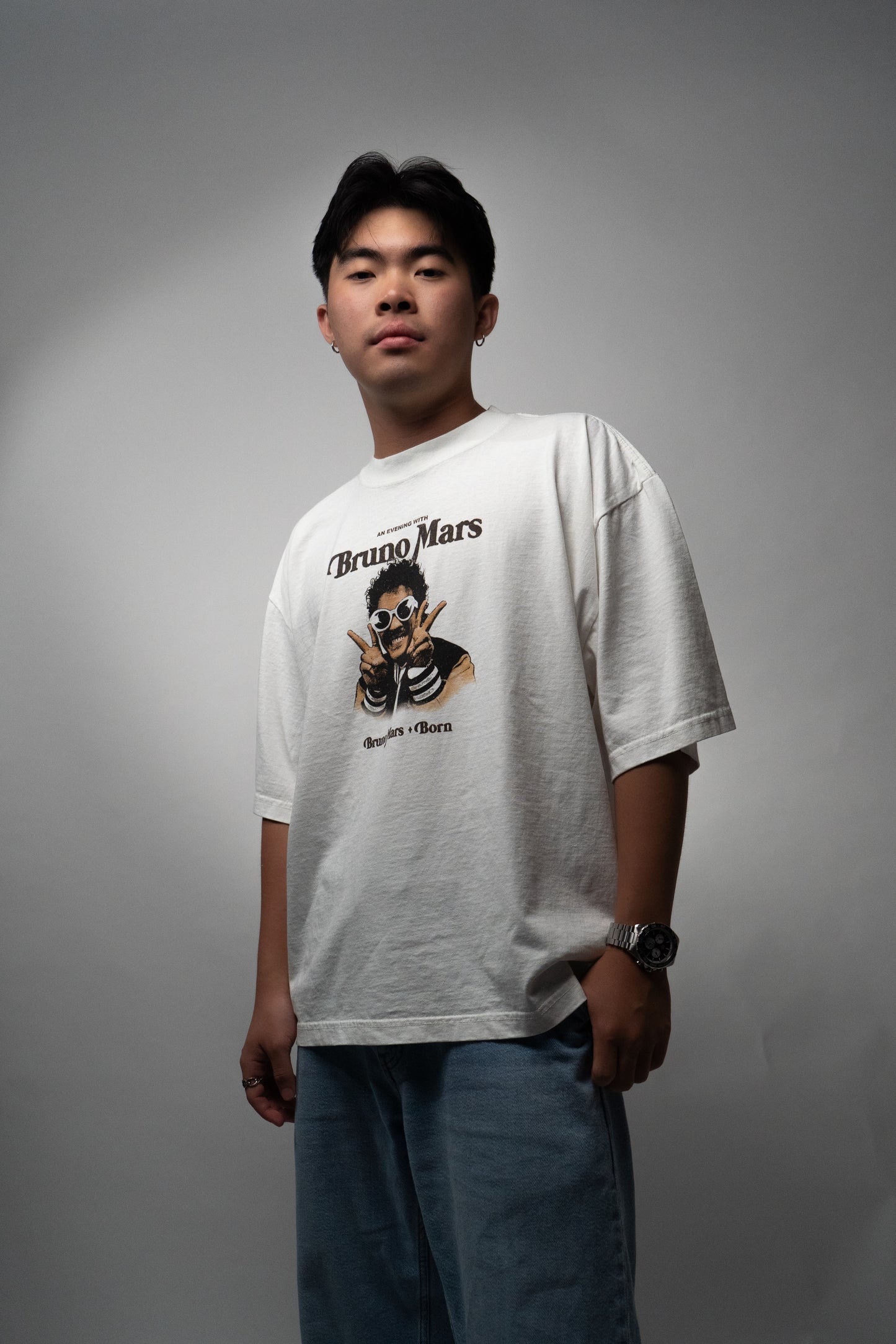 Bruno Mars Boxy Oversized T- Shirt