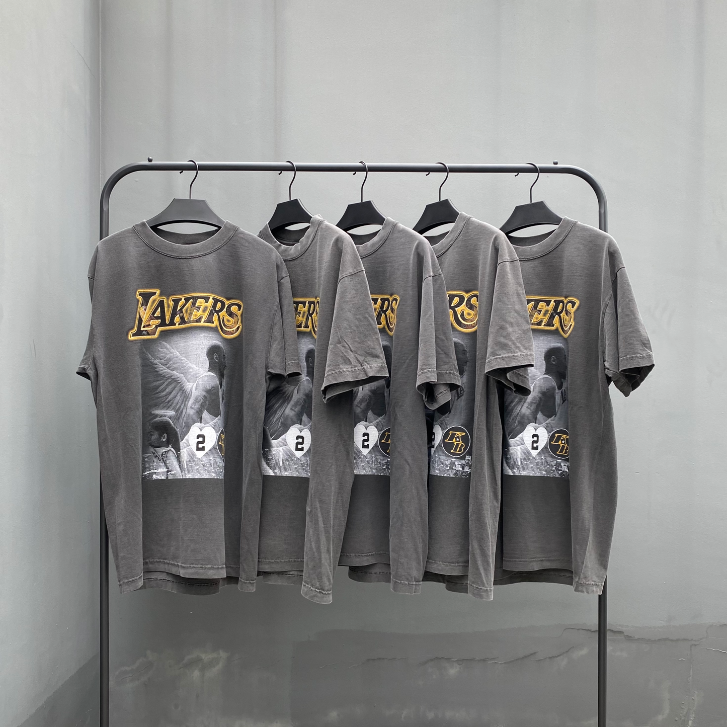 Lakers Kobe and Gianna Oversized T-Shirt - Retro/ Vintage Inspired