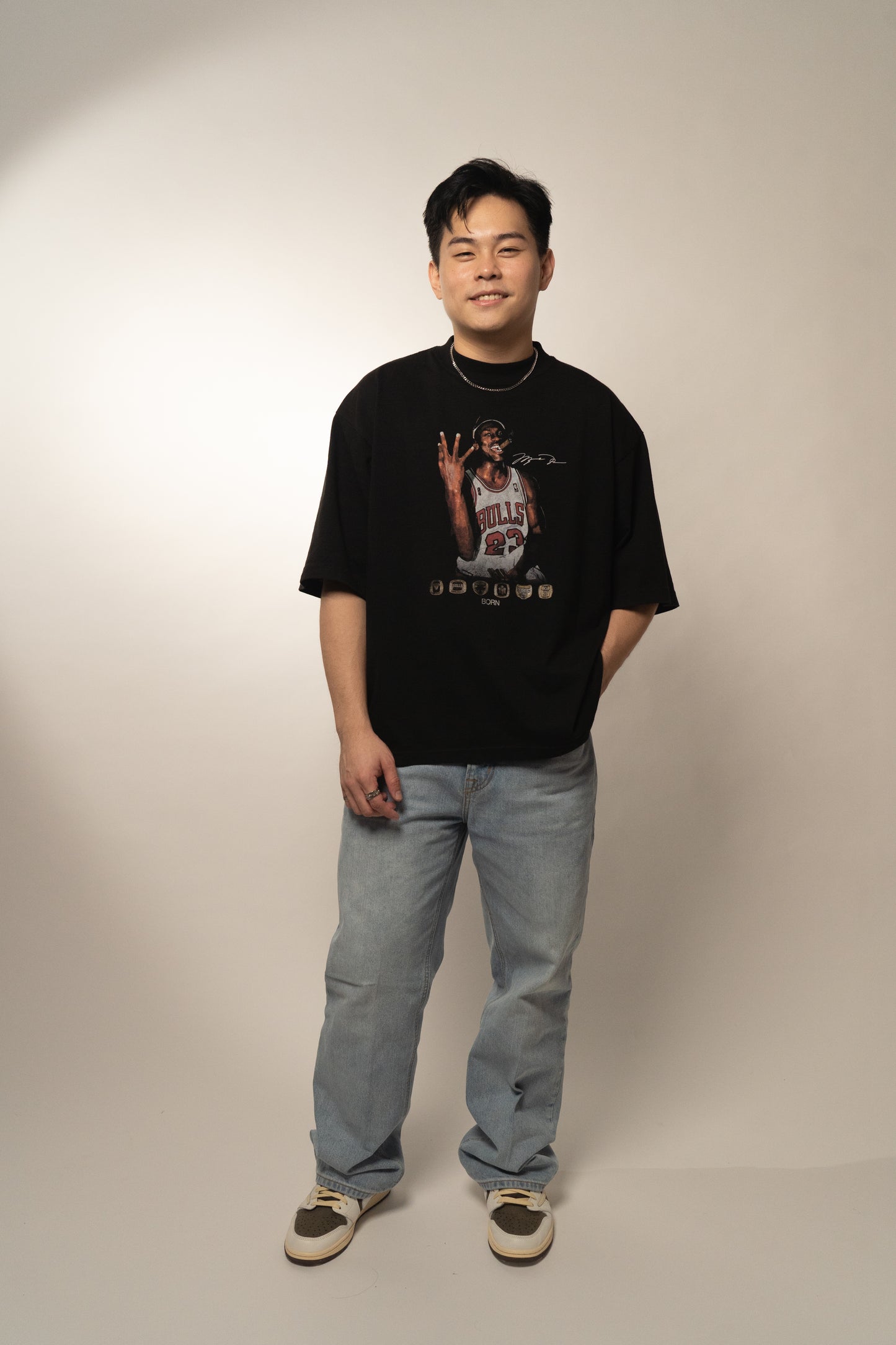 Michael Jordan 6 Rings Oversized T-Shirt
