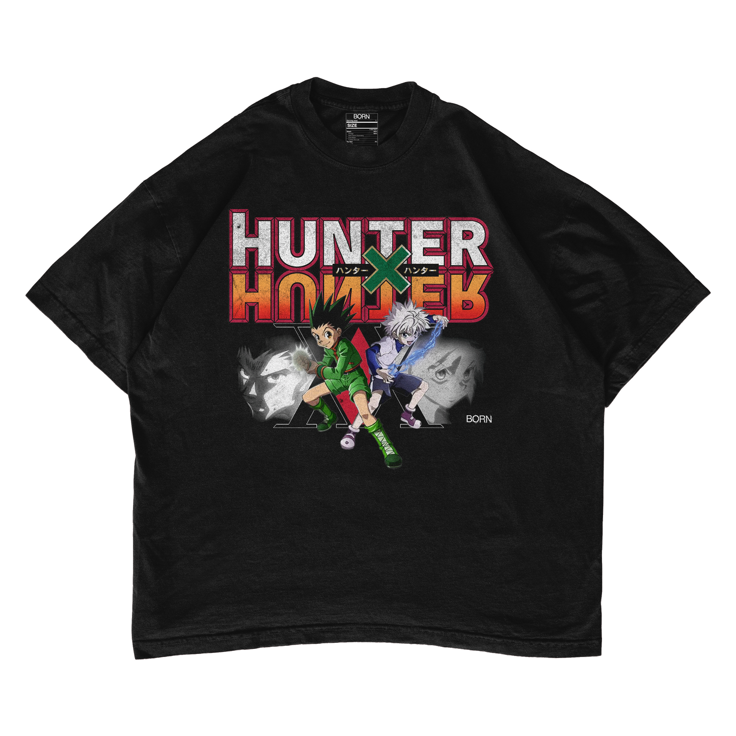 Hunter X Hunter: Gon and Killua Oversized T-Shirt - Retro/ Vintage Inspired