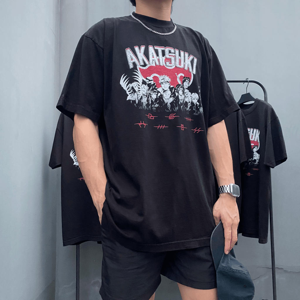 Akatsuki Oversized Tee - Retro/ Vintage Inspired
