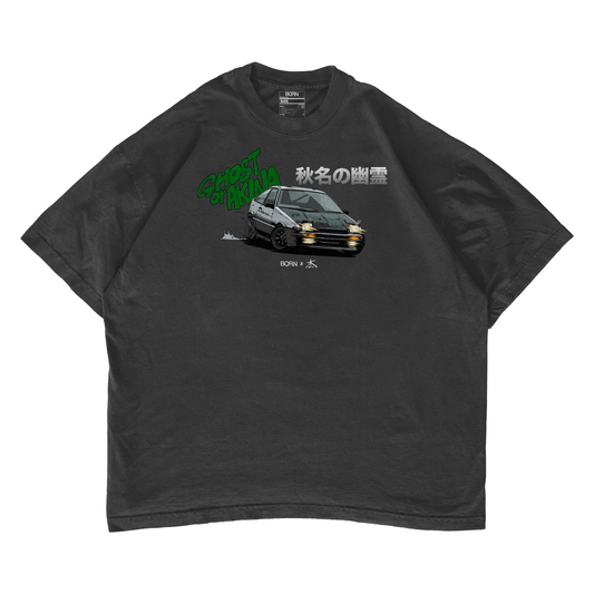 Initial D Ghost Of Akina Oversized T-Shirt - BORN X JET