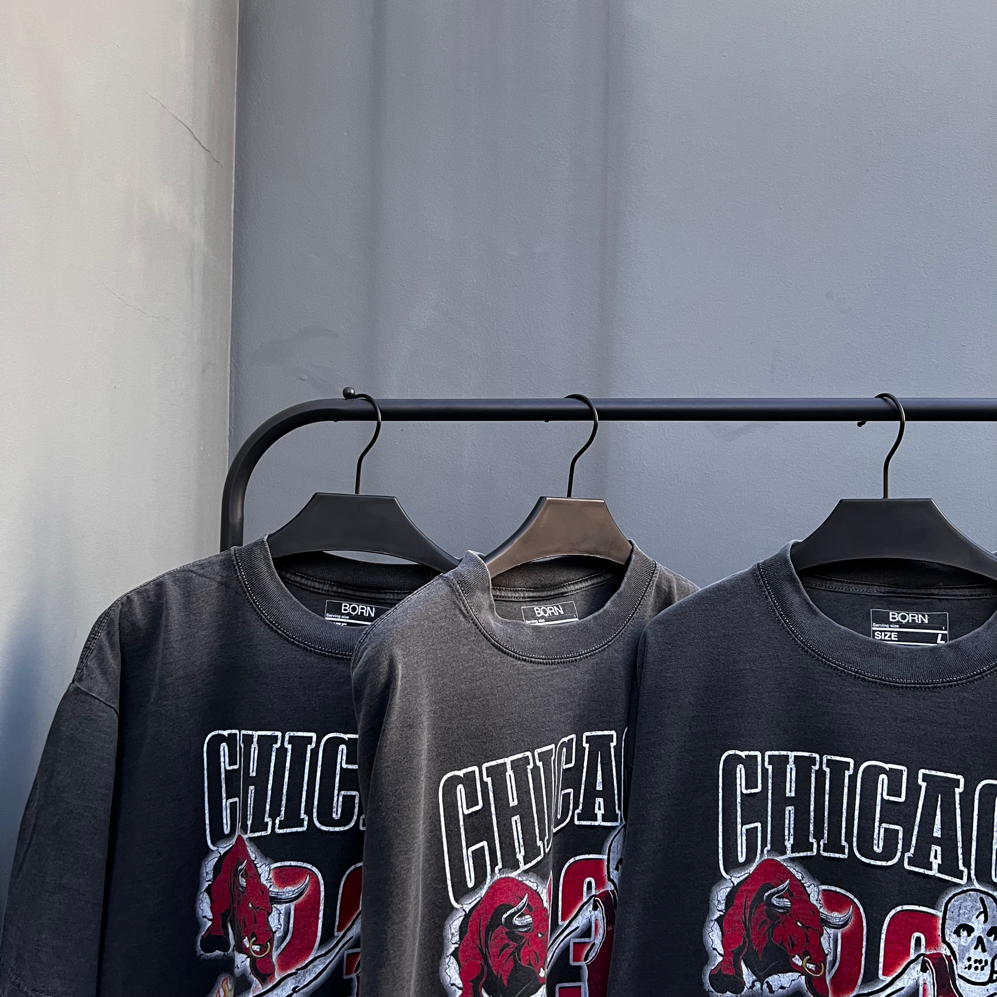 Chicago Bulls 23 Michael Jordan Skeleton T-Shirt 